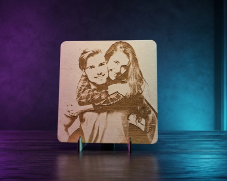 Engrave Photo on Wood